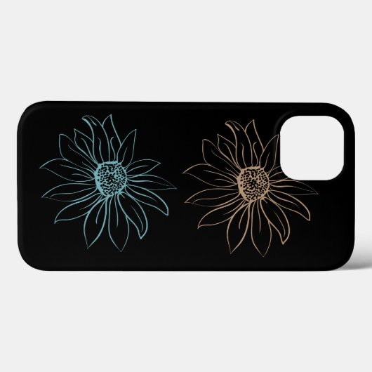 Chic Daisies Case-Mate iPhone Hülle (Rückseite (Horizontal))