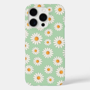 Chic Daisy Blume Pattern - Niedliches Blumendesign iPhone 16 Pro Hülle