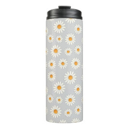 Chic Daisy Blume Pattern - Niedliches Blumendesign Thermosbecher