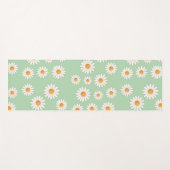 Chic Daisy Blume Pattern - Niedliches Blumendesign Yogamatte (Vorderseite (Horizontal))