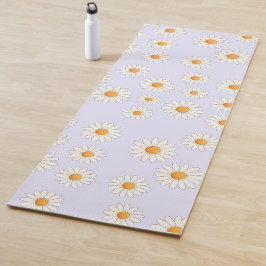 Chic Daisy Blume Pattern - Niedliches Blumendesign Yogamatte