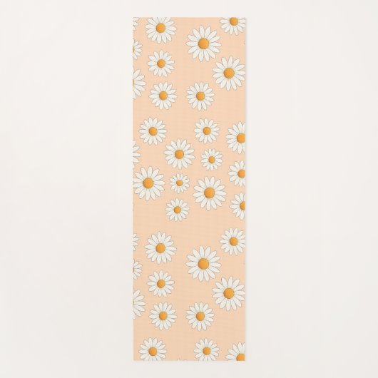 Chic Daisy Blume Pattern - Niedliches Blumendesign Yogamatte (Vorderseite)