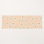 Chic Daisy Blume Pattern - Niedliches Blumendesign Yogamatte (Vorderseite (Horizontal))