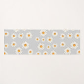 Chic Daisy Blume Pattern - Niedliches Blumendesign Yogamatte (Vorderseite (Horizontal))