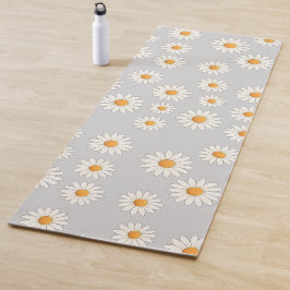 Chic Daisy Blume Pattern - Niedliches Blumendesign Yogamatte