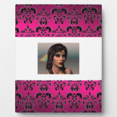 CHIC DAMASK GEM FOTOPLATTE (Vorderseite)