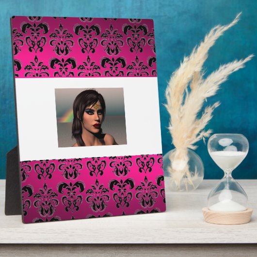 CHIC DAMASK GEM FOTOPLATTE (Seite)