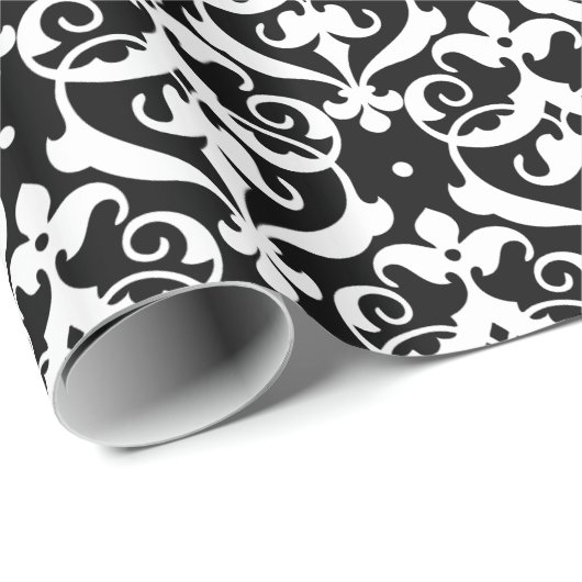 Chic Damask Geschenkpapier (Rolleneckpunkt)