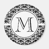 Chic Damask Magnet (Vorne)