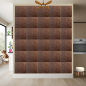 Chic Dark Chocolate Brown Shimmering Glitzer Fliese