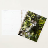 Chic Dark Green Botanical Leaves Planer (Anzeige)