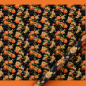 Chic Dark Peach Blossom Elegance Geschenkpapier