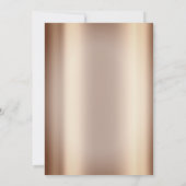 Chic Dark Rose Black 70. Geburtstag Einladung (Rückseite)