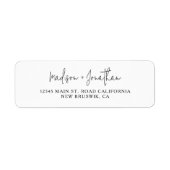 Chic Decorative Schriftart Script Hochzeitsskritik (Vorne)