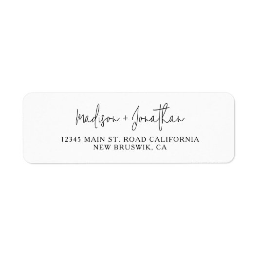 Chic Decorative Schriftart Script Hochzeitsskritik (Vorne)