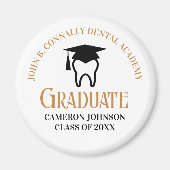 Chic Dental School Custom Dentist Graduation Party Magnet (Vorne)