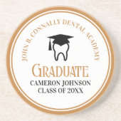 Chic Dental School Custom Graduate Keepake Getränkeuntersetzer (Vorne)