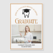 Chic Dental School Foto Custom Abschluss Magnet (Vorderseite)