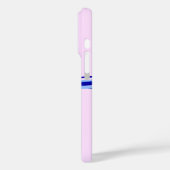 Chic Design auf rosa Hintergrund Case-Mate iPhone Hülle (Rückseite / Links)