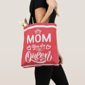 Chic Design Typografy Mama Sie sind die Königin Tasche (Von Nahem)