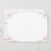 Chic Destination Aloha Tropical Beach Hochzeit Einladung (Rückseite)