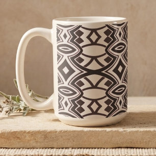 Chic Diamant- und Oval-Symmetrie Kaffeetasse