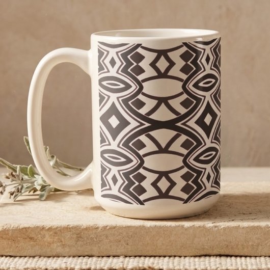 Chic Diamant- und Oval-Symmetrie Kaffeetasse