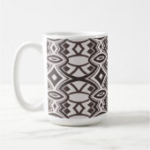 Chic Diamant- und Oval-Symmetrie Kaffeetasse (Links)
