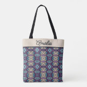 Chic Diamant- und Oval-Symmetrie Tasche (Rückseite)