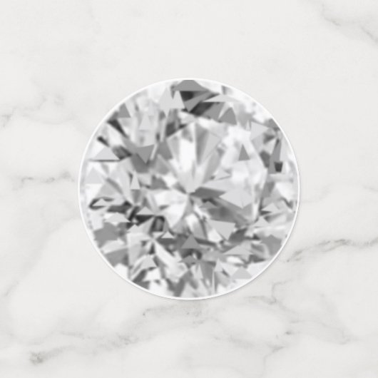 Chic Diamond Edelsteine Tabelle Konfetti (Klein Vorderseite)