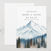 Chic Digital Mountain Save The Date (Vorne/Hinten)