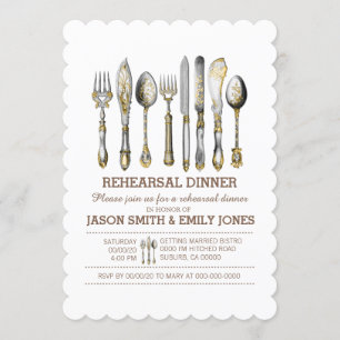 Chic Dinner Party Einladung