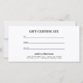 Chic Distressed Grey Satin Gold Geschenkkarte (Rückseite)