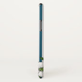 Chic Dogwood Blossoms & Stripes Muster Case-Mate iPhone Hülle (Hinten/Rechts)