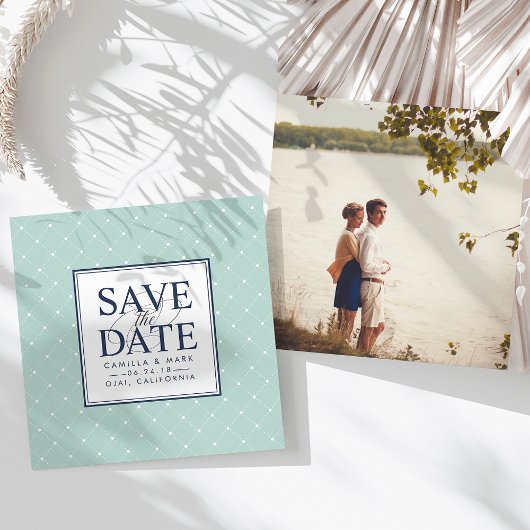 Chic Dots | Minze und Marine Save the Date
