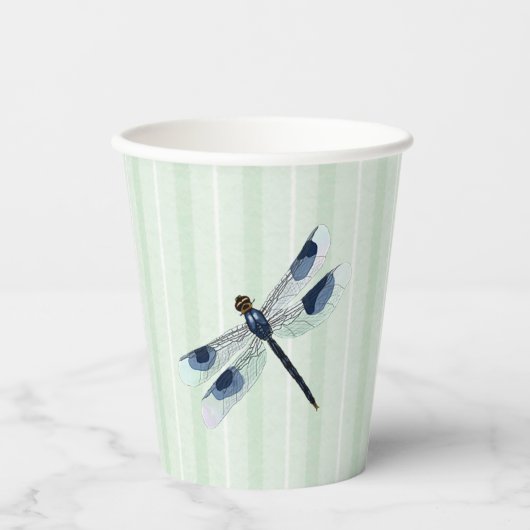 Chic Dragonfly Pappbecher (Vorderseite)