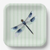 Chic Dragonfly Pappteller (Vorderseite)