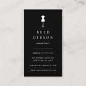 Chic Dress Form | Seamstress Schneider Designer Visitenkarte (Rückseite)