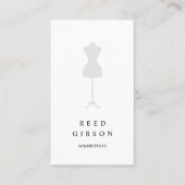 Chic Dress Form | Seamstress Schneider Designer Visitenkarte (Vorderseite)