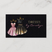 Chic Dress Tailor Business Card Visitenkarte (Vorderseite)