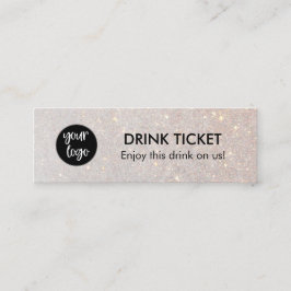 Chic Drink Ticket Voucher Company Logo Party Event