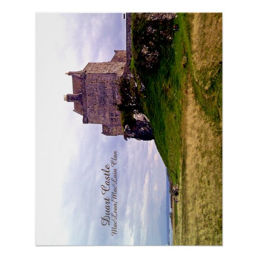 Chic Duart Castle - MacLean/MacLain Scottish Clan Poster (Vorderseite)
