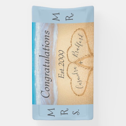 Chic Dusty Blue Banner (Vertikal)