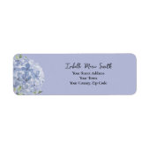 Chic Dusty Blue Hydrangea Blume Hochzeit Einladung (Vorne)