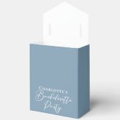 Chic Dusty Blue Junggesellinnenabschied Personaliz Geschenkschachtel (Offen)
