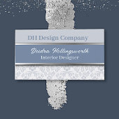 Chic Dusty Blue Visitenkarte