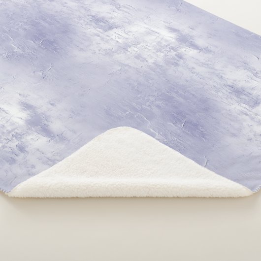 Chic Dusty Lavender Lila Sherpadecke (3/4)