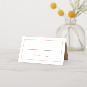 Chic Dusty Pink Ditzy Floral Wedding Platzkarte