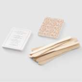 Chic Dusty Pink Ditzy Floral Wedding Program Fächer (Non-assembled)