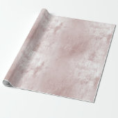Chic Dusty Rose Blush Pink Wedding Geschenkpapier (Ungerollt)